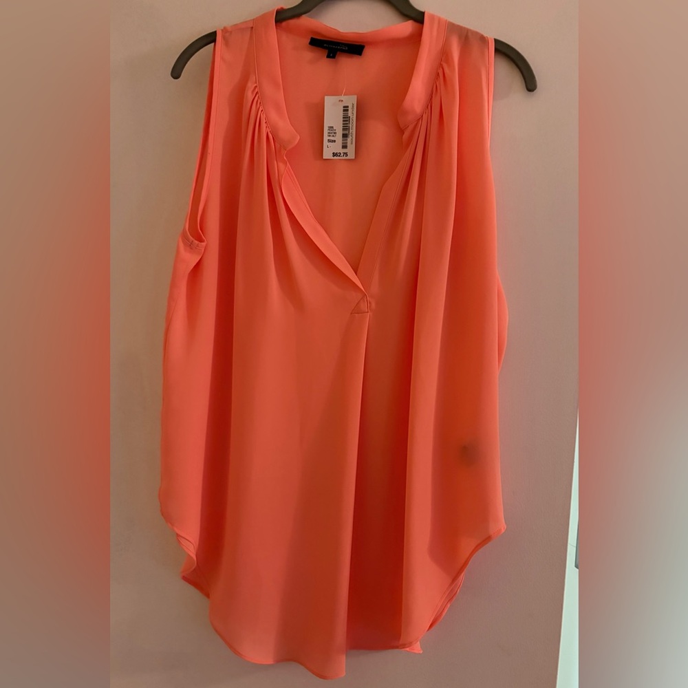South Moon Under Vibrant Coral Blouse